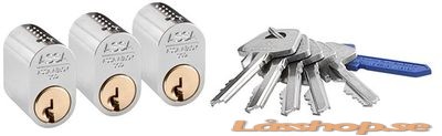 Ls Cylinder 1201 LL3 9ny nickel ASSA ABLOY i gruppen Hemmet / Allt inom Hem hos Familjetrygg (AB50092891)