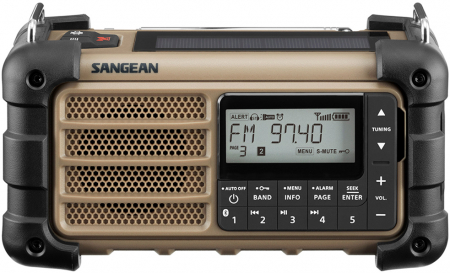 SANGEAN MMR99TAN allvders vevradio med powerbank i gruppen Hemmet / Radio & Stereo hos Familjetrygg (MMR99TAN)