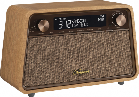 Sangean Wood Natural Cherry i gruppen Hemmet / Radio & Stereo hos Familjetrygg (WR201D)