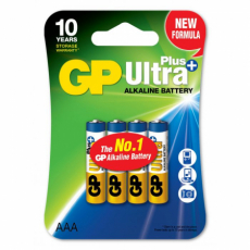 Batterier 4-pack GP Ultra Plus AAA